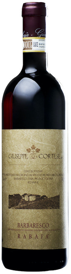 バルバレスコの名畑「Rabajà（ラバヤ）」2019 ジュゼッペ・コルテーゼ Giuseppe Cortese Rabaja Barbaresco 2019 – Barolo Wine Club